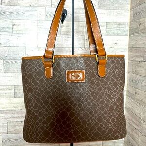 Rare Nina Ricci small tote Used but like brand new !